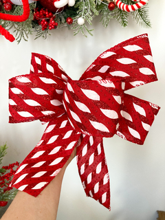 Kit laço duplo Candy Cane c/ 8 unds - loja online
