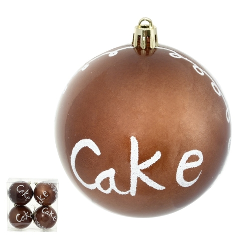 Bola Cake 8cm - cx c/ 04 unds