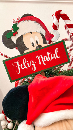 PICK MICKEY FELIZ NATAL - 34cm - comprar online