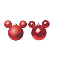 BOLA DISNEY LISA E GLITTER - 8cm JG C/4 Pc - comprar online