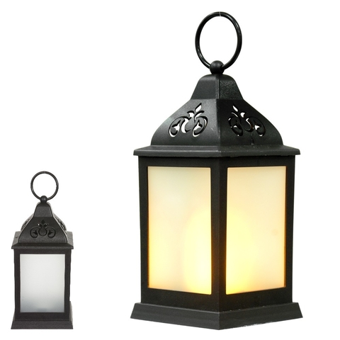 Lanterna LED de chamas - 22,5x10,5x10,5cm