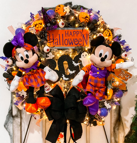 007 Guirlanda de Halloween Disney - Exclusiva Mari Cavalcante