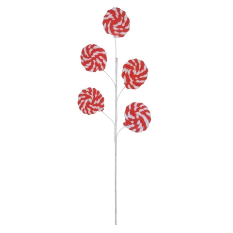Galho Candy Cane - 50cm