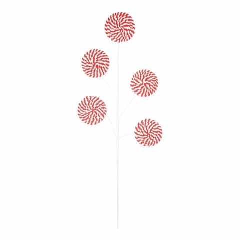 GALHO PIRULITOS CANDY CANE - 75cm