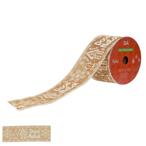 Fita doce Natal - 6.3x9.14m