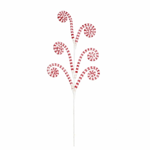 GALHO 6 PIRULITOS CANDY CANES - 65cm