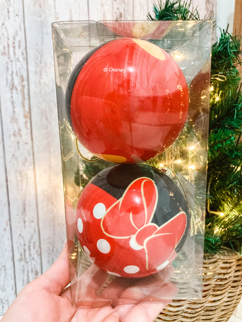 BOLA DISNEY MICKEY E MINNIE - 10cm JG C/ 02 PC