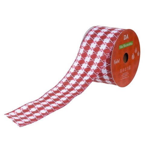FITA ARAMADA TECIDO C/ COSTURA - 6,3cmX9,14m