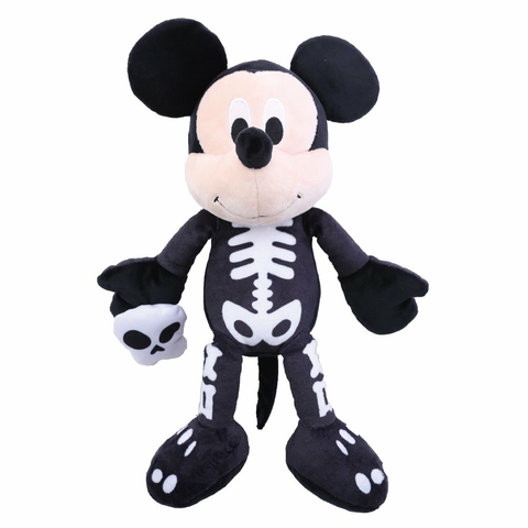 PELÚCIA MICKEY HALLOWEEN ESQUELETO 30CM - pré venda