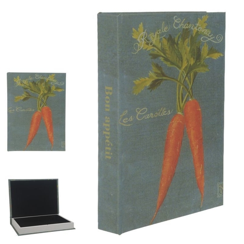CAIXA DECOR LIVRO EM MDF 31,5X23X4cm (COLORIDO)