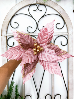 FLOR ROSA VELUDO - 49cm