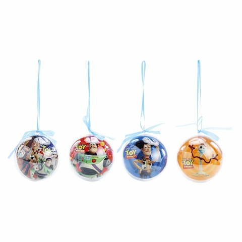 BOLA ACRILICA TOY STORE 10CM - JG C/4 PC Pré venda