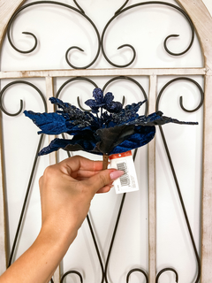 FLOR AZUL VELUDO - 32cm - comprar online