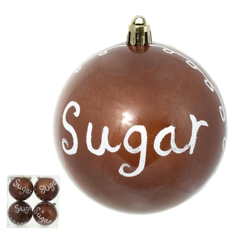 Bolas Sugar 8cm - cx c/ 04 bolas