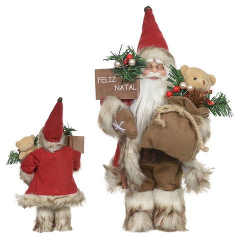Papai Noel rústico - 30cm