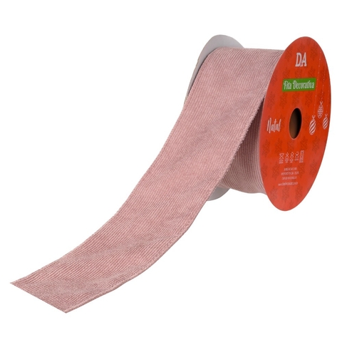 Fita rosa antigo - 6.3x9.14m