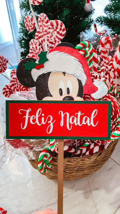 PICK MICKEY FELIZ NATAL - 34cm