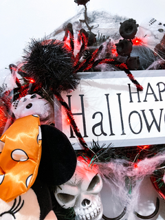 009 Guirlanda de Halloween Disney - Exclusiva Nathalia Picelli - Guirlandas e Decor