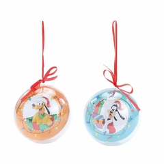 BOLA ACRÍLICA PLUTO E PATETA - 12cm JG C/2 PC - comprar online