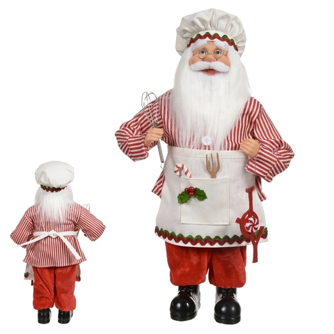 Papai Noel em pé confeiteiro - 45cm