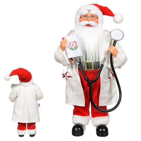 Papai Noel Médico - 45cm