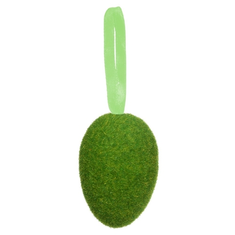 Ovo verde musgo de Páscoa - 20x15cm