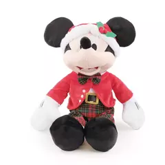Pré-venda Pelúcia Mickey Calça Xadrez G - 16x30x45cm