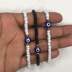 Kit 3 Pulseiras de Olho Grego - comprar online