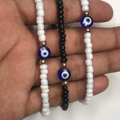 Kit 3 Pulseiras de Olho Grego