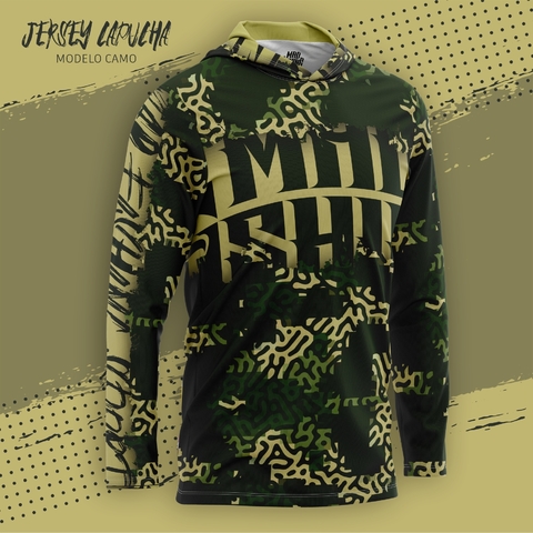 Jersey Camo con capucha