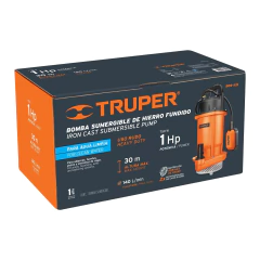 Bomba sumergible de hierro fundido para agua limpia 1 HP CÓDIGO: 100171 CLAVE: BOS-1LH - ROALHERRAMIENTAS