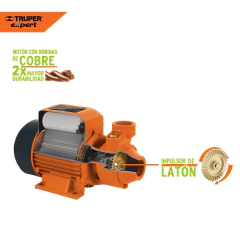 BOMBA ELÉCTRICA PERIFÉRICA PARA AGUA 1/2 HP, TRUPER EXPERT CÓDIGO: 10068 CLAVE: BOAP-1/2 - comprar en línea