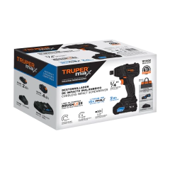 Destornillador de impacto inalámbrico 1/4", 20V, sin carbones. CÓDIGO: 101402 CLAVE: MAX-20D - ROALHERRAMIENTAS
