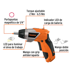 Destornillador 3.6V, 2 posiciones, PRO – Código: 101843 Clave: DESI-36X - comprar en línea