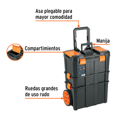 Caja para herramientas 19"x25" 3 en 1 desmontable con ruedas. CÓDIGO: 102644 CLAVE: CHP-1925R - comprar en línea