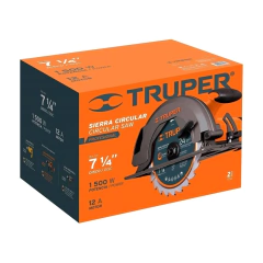 Imagen de SIERRA CIRCULAR, 7-1/4", PROFESIONAL, 1500 W  CÓDIGO: 11004  CLAVE: SICI-7-1/4A3