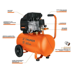 COMPRESOR HORIZONTAL, 50 L, 3-1/2 HP (POTENCIA MÁXIMA), 127 V CÓDIGO: 15007 CLAVE: COMP-50LT - comprar en línea