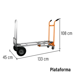 Diablo convertible de aluminio 3 en 1, Truper. CÓDIGO: 16188 CLAVE: DIA-350A3 en internet