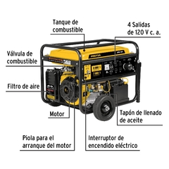 Generador portátil 8 kW motor a gasolina, Pretul. CÓDIGO: 26036 CLAVE: GEN-70P - comprar en línea