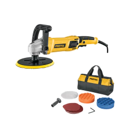 Pulidora velocidad variable 7" 1200W, c/accesorios, PRETUL. CÓDIGO: 28151 CLAVE: PULA-7P
