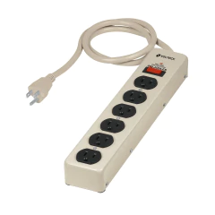 Multicontacto 14 AWG 6 entradas supresor de picos 600 joules. CÓDIGO: 47185 CLAVE: MUL-660