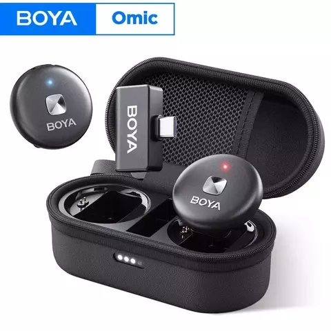 Boya-Omic D/U Microfone de lapela