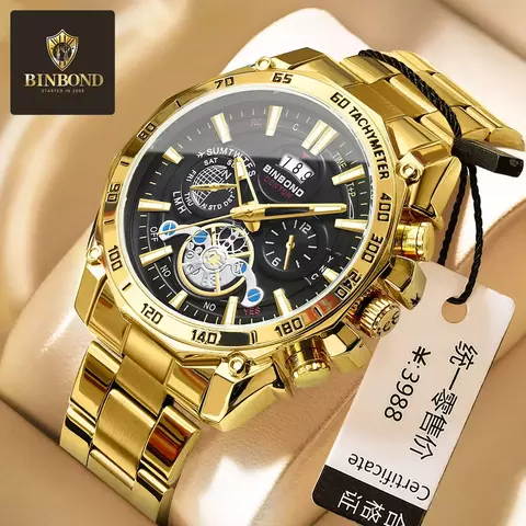 Relógio Denton Masculino Pulseira de Aço