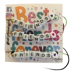 Juego de pulseras friends