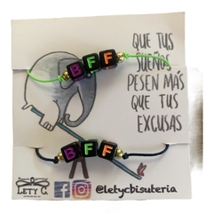 Par de pulseras BBF