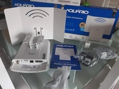 COMBO ROUTER 4G AQUARIO CPE4000 CON MÁSTIL, CABLE DE RED 5 M Y TELÉFONO ANALÓGICO - HandCell