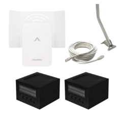 Router 4G exterior CPE-4000 con 2 modem AP wifi Sendo, cable de red 5 metros y mástil.