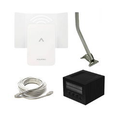 Router 4G exterior CPE-4000 + modem AP Ruxtek wifi Gigabit + cable 5 m + mástil.