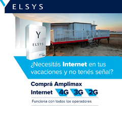 Elsys Amplimax con Mástil. Internet y telefonía móvil y rural - comprar online