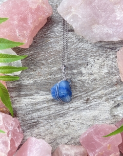Colar quartzo azul